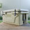 Glacière 65QT Rotomolded Glacière kaki, glacière de rétention de glace de 5 jours avec roues et bouchon de vidange pour le camping, la pêche, la plage, la queue