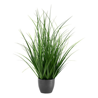 22.5'' Faux Grass in Cement Freestanding
