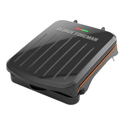 2-serving Classic Plate Electric Indoor Grill And Panini Press, Black
