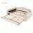 Upholstered Teddy Daybed With Storage Armrests, Trundle And Bluetooth Audio System-2069348022-2069348024
