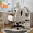 33.9" W Ergonomic Office Chair, Modern Adjustable Height  Computer Desk Chair