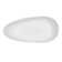 Kingston Brass Arcticstone 67-Inch Solid Surface Egg Shaped Double Ended Freestanding Tub with Drain