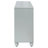 Kerynn 6-drawer Dresser Silver Metallic