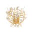 Maybrook Wall Sconce in Vintage Gold Leaf