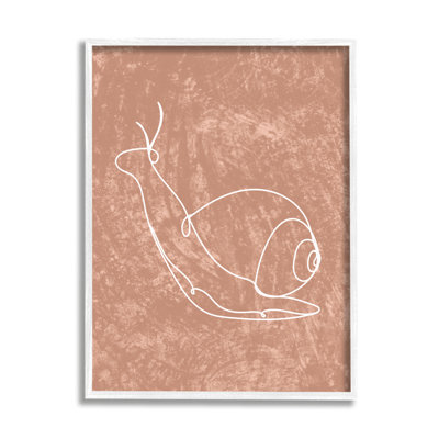 Ba-280, dessin d'escargot encadré