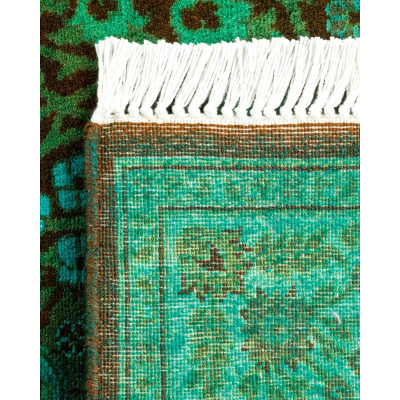 Fine Vibrance One-of-a-Kind 2' 7" x 8' 7" Hand Knotted Area Rug