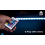 Bande lumineuse à DEL WBM Smart, changement de couleur 5050 RVB, contrôle par radiofréquences pour la chambre à coucher, la maison et la cuisine