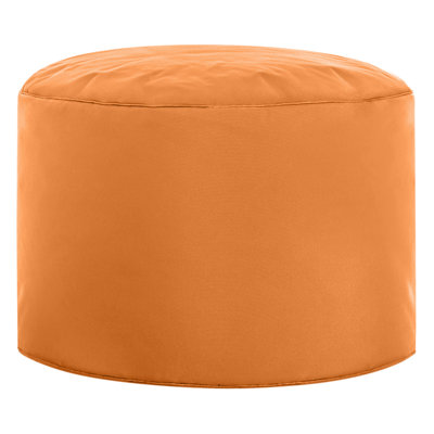  Goku 20" Round Bean Bag Pouf Ottoman, Water-Repellent