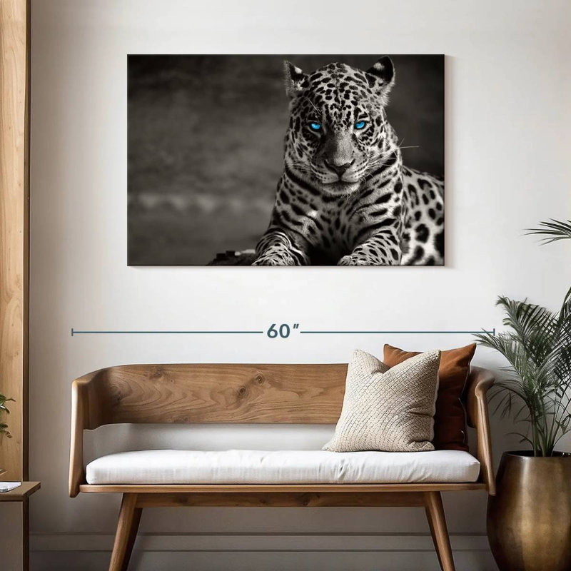 Jaguar yeux pop, H 30 po x l 45 po
