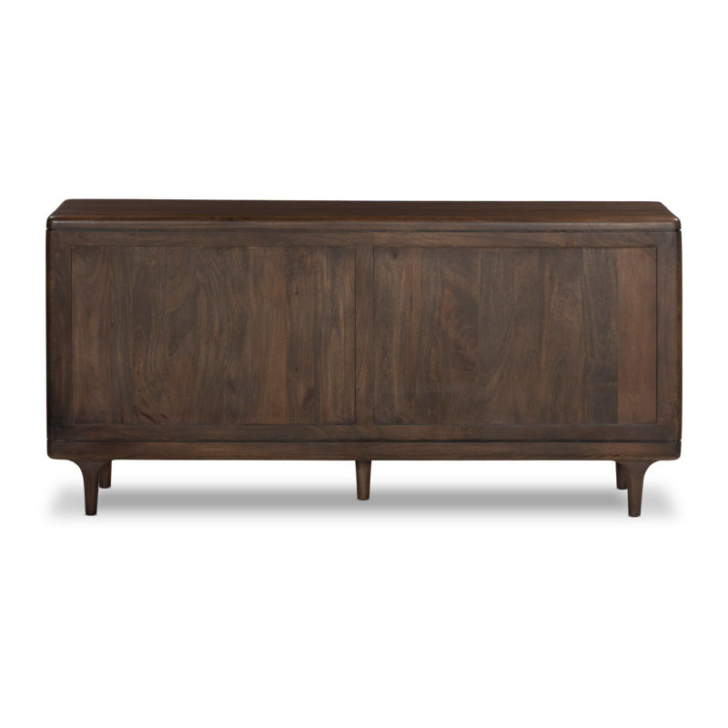Eldrin 6 Drawer Dresser-Warm Brown Mango
