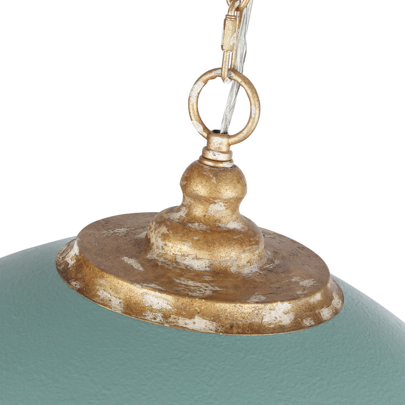 Luminaire suspendu 5 lumières Alison, Bleu