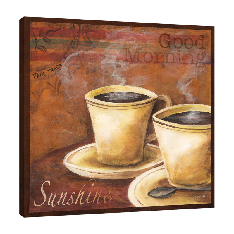 « good matin soleil ii », reproduction d’impression sur toile tendue, H 36 po x l 36 po