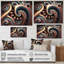 «Glynis Pastel Fractal Spiral Universe IV», reproduction sur toile-87372482-87372487