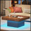 Table basse 35,4 pouces Farmhouse