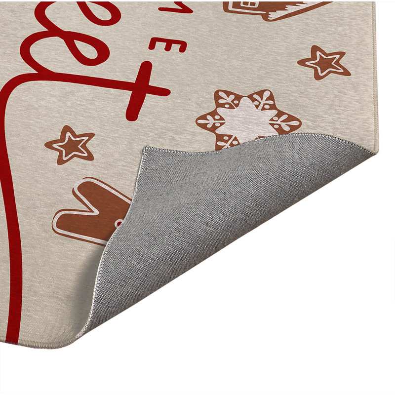Paillasson Gingerbread, Ivoire ivoire, L 36 po x L 60 po