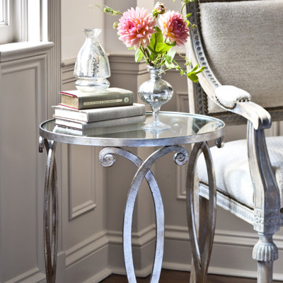 Simona Glass End Table