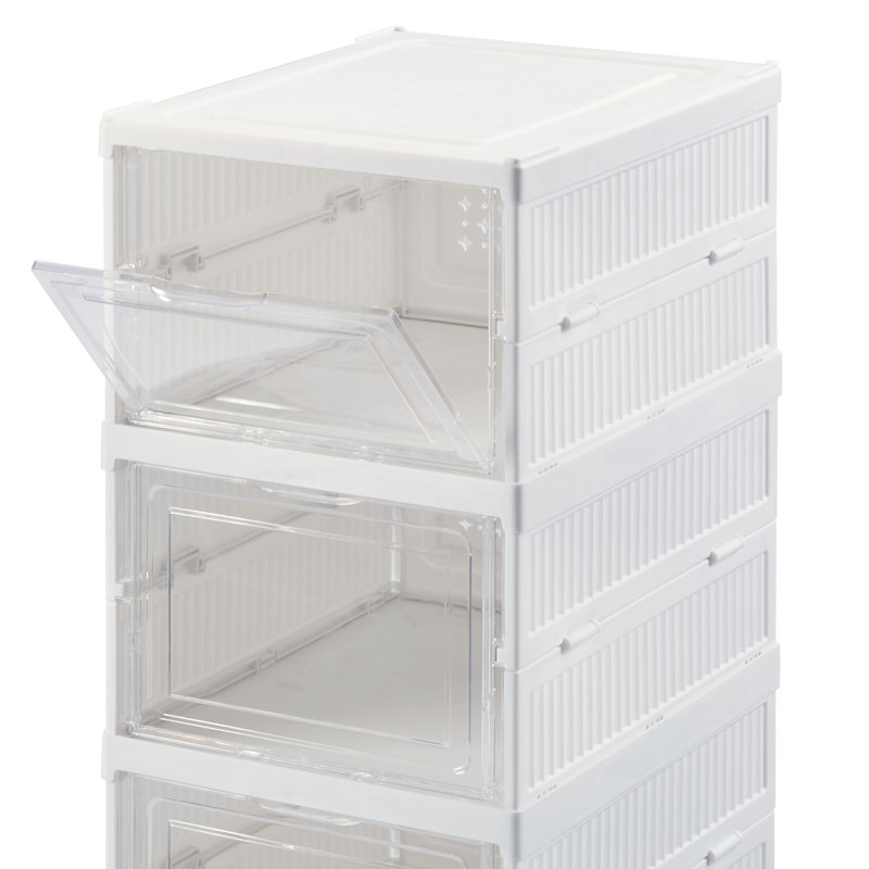 Collapsible 6 Pair Shoe Organizer