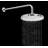 Kingston Brass Slenderain 10-Inch Round Rainfall Shower Head-124266937