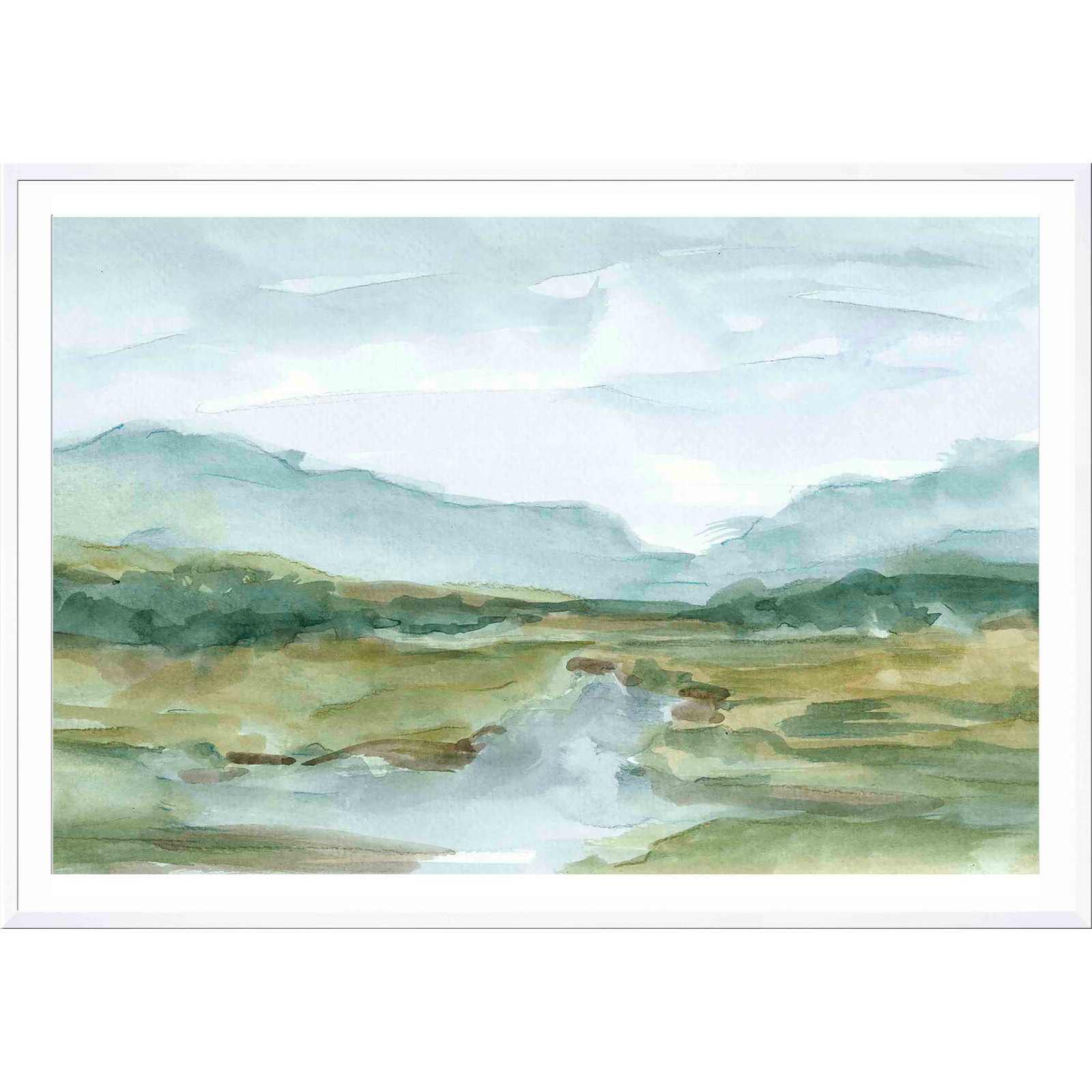 Sketchbook IV Painting by Ethan Harper, 48"H x 32"W, White