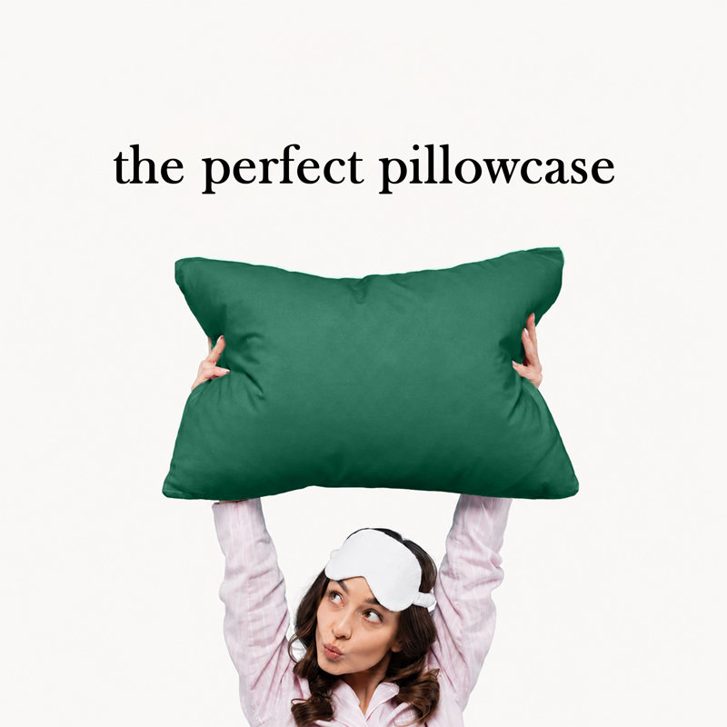 Supersoft Microfiber Pillowcases - Durable, Wrinkle Resistant & Easy Care , Green