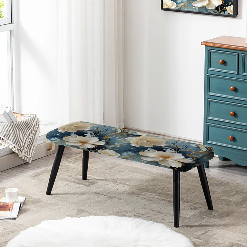 Banc victorien à motif floral tourbillonnant Ethereal