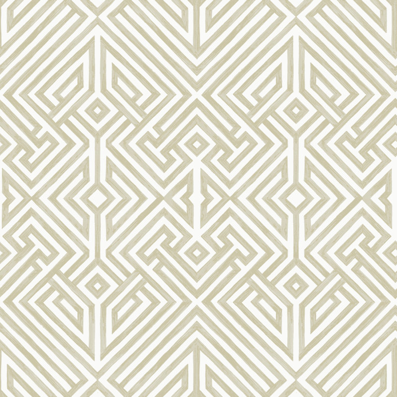 Lyon Gold Geometric Key Wallpaper, Gold