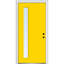 Extérieur en fibre de verre simple 1-Lite porte peinte-99093434-99093432-99093433