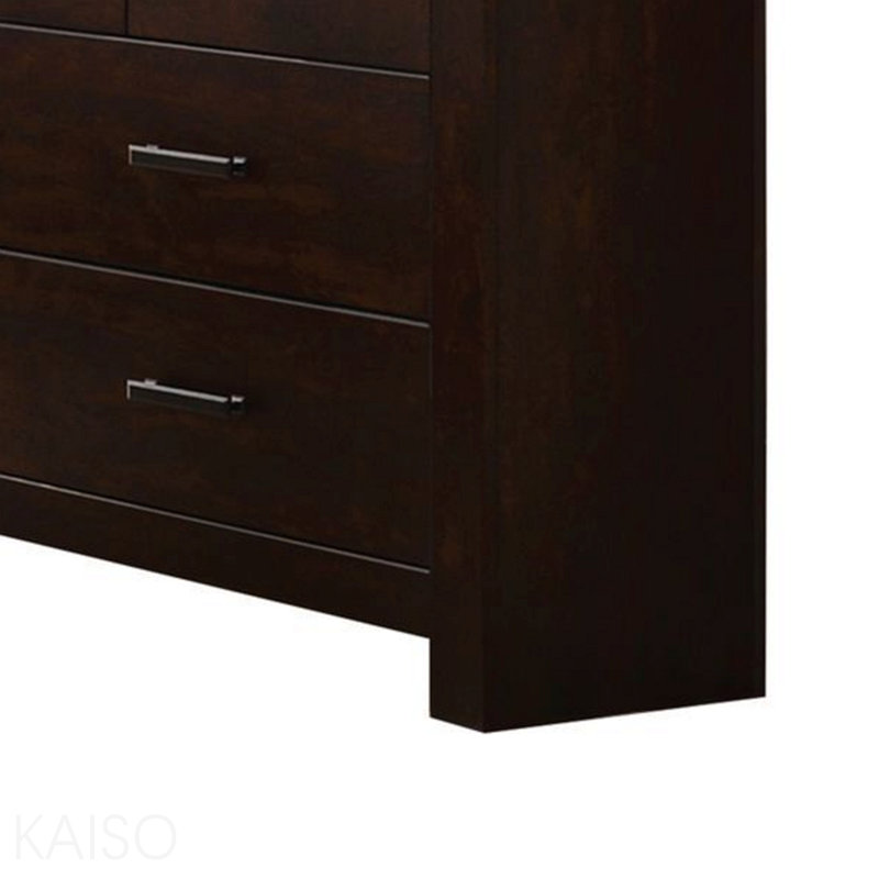 Commode à finition acajou