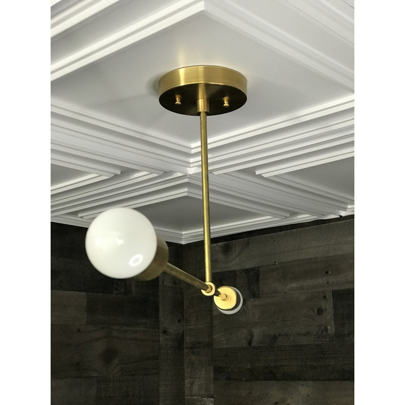 Ove 2 - Light Kitchen Island Pendant, Raw Brass