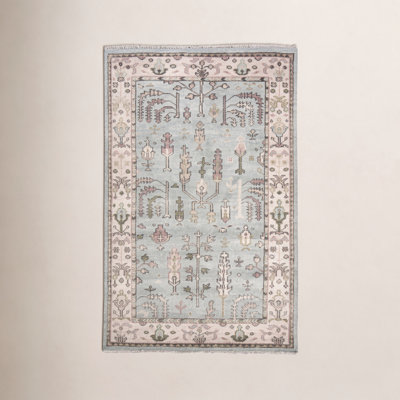 Masterpiece Collection Athens Sky Floral Rug