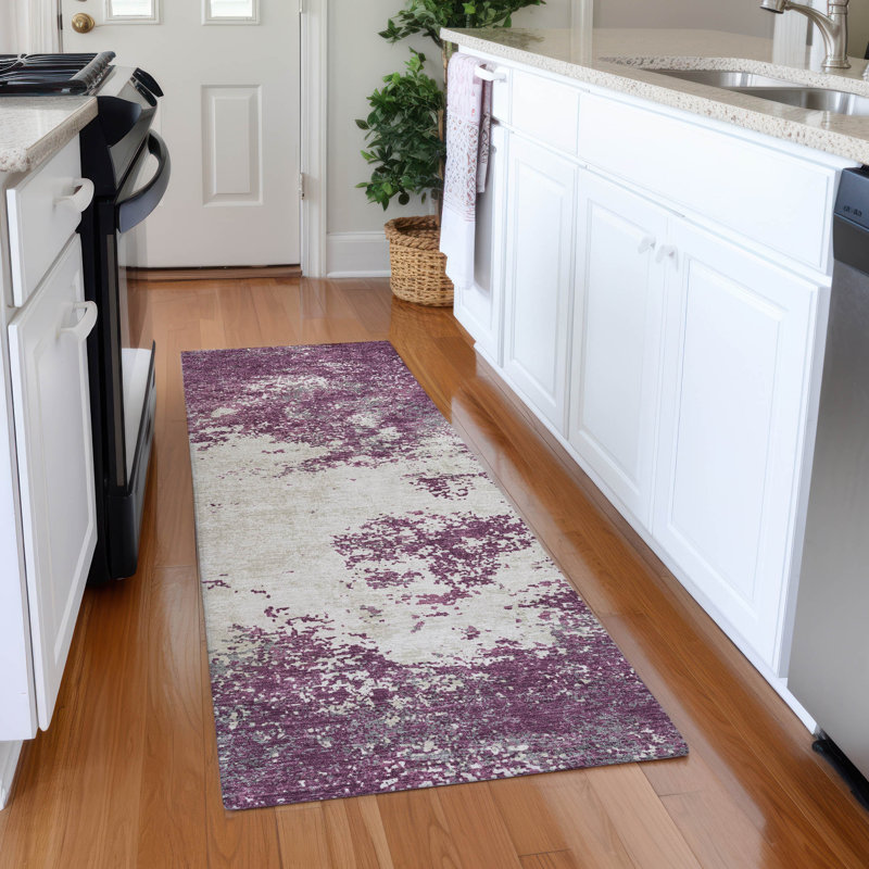 Premium Machine Washable Birchview AMF1027 Modern Rug, Runner 2'3" x 7'6"