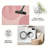 1PC Blush Pink Geometric Arc Striped area rugs for Living Room, Soft, All seasons, Easy-maintain, Washable Indoor mat, Farmhouse suitable for dining room, bedroom, entryway, home office, patio, hallway, Home Decor, Outdoor Decor.-367022753