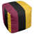 Maroon/Black/Yellow