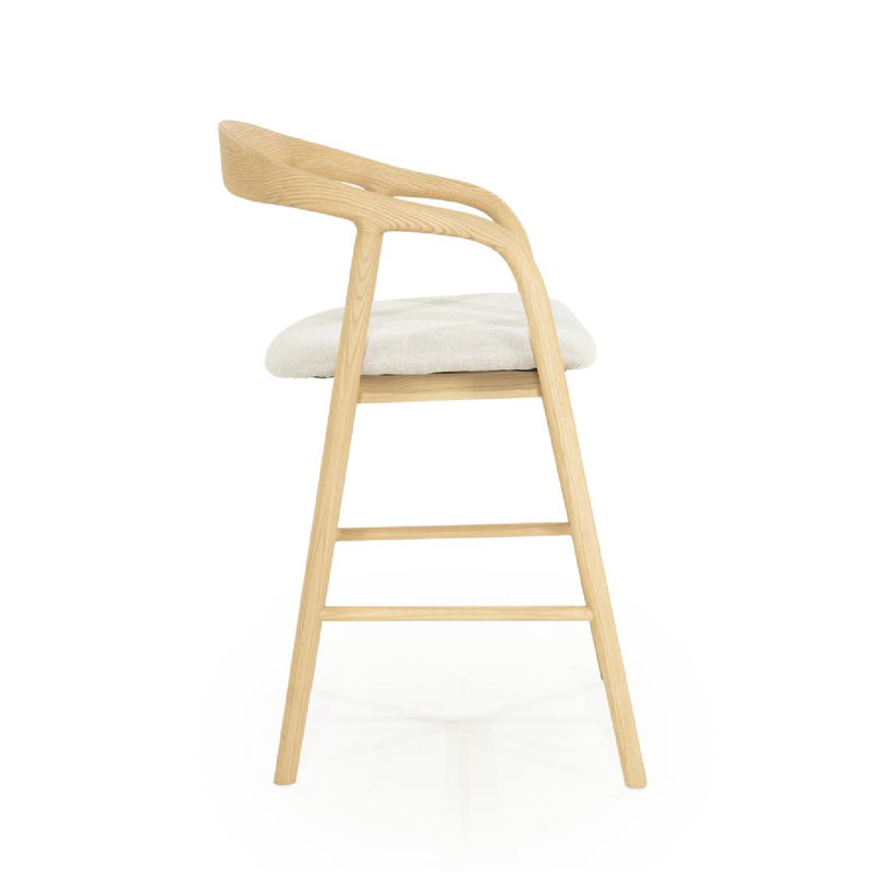 Rayven Barstool High, Natural, Counter Stool (26" Seat Height)