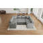 Canapé-lit modulaire convertible en U de 107,1 po pour salon, gris-617689997