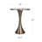 Aunna Steel Top End Table-1318726282