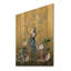 Chinoiserie avec oiseaux et pivoines VI - impression traditionnelle sur bois de pin naturel-58681546