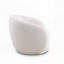 Fauteuil d'appoint pivotant rembourré Boucle-153987117