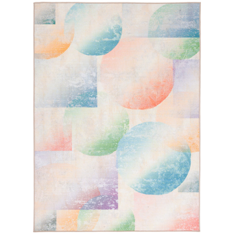 Claghorn Performance Machine Washable Geometric Rug, Rectangle 7'9" x 10'