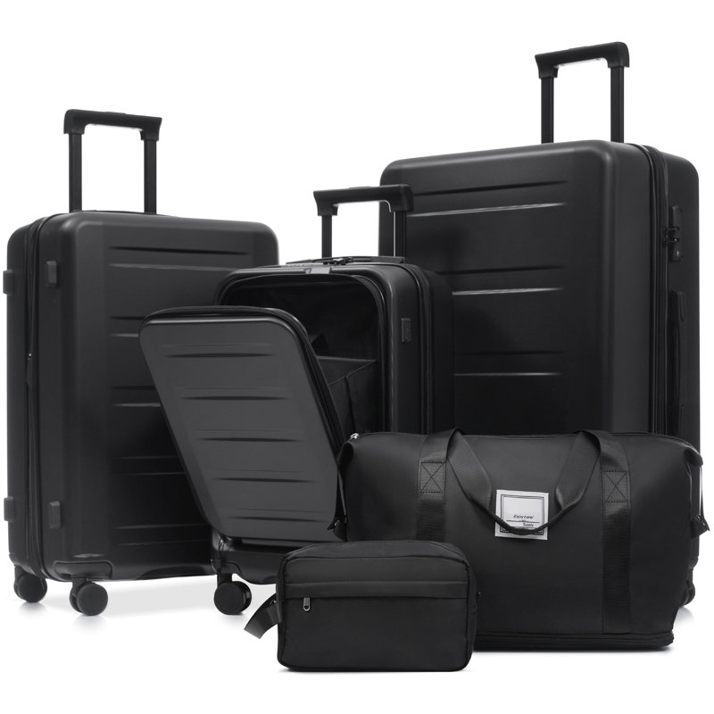 Ensemble de 5 valises avec ouverture frontale