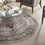 Tapis oriental en polypropylène ivoire / rouge / gris Asuna Kira-2096719155