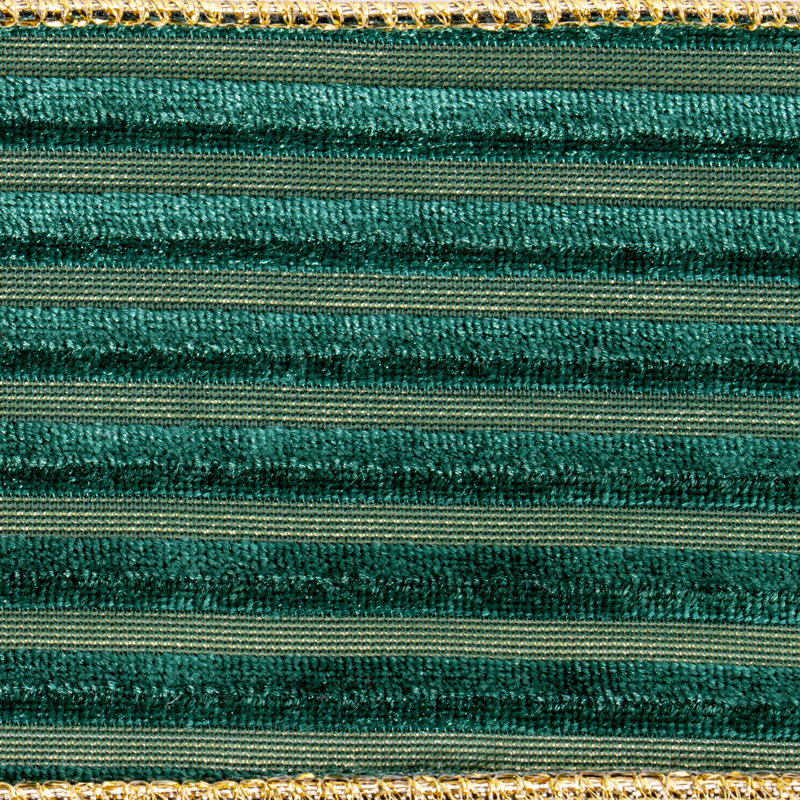 Vickerman 2.5" X 10 Yd Gold Back Ribbon 2.5'' Striped Ribbon