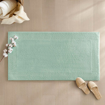 1 Pcs 24X36" 100% Cotton Tufted 3000 Gsm Reversible Bath Rug