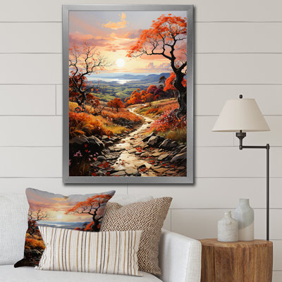 «Bazo Countryside Autumnal Orchard», reproduction sur toile
