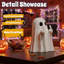 Figurine de fantôme d'Halloween Statue fantôme mignonne Statue de résine fantasmagorique