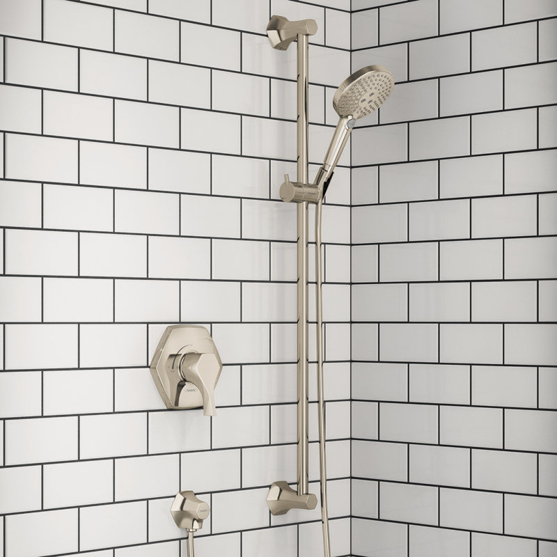Hansgrohe Wallbar, 36"  3-Inch Transitional    Wallbar In Brushed Nickel, 04832820, Polished Nickel
