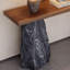 Mid-Century Modern Walnut Wood Entryway Table-550565155
