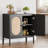 Areyona Rattan Buffet Cabinet Storage Cabinet with Doors and Shelves-2065370274