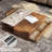 Walnut high-end adjustable coffee table