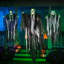 Ensemble de 3 décorations d'Halloween squelette faucheuse